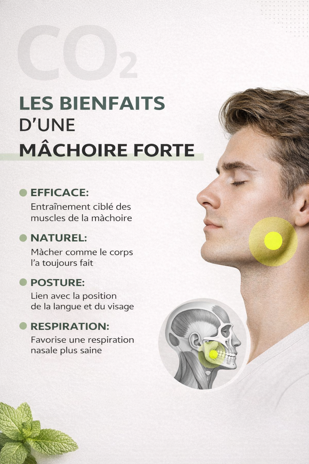 Eclore Gums - Routine mâchoire sculptée